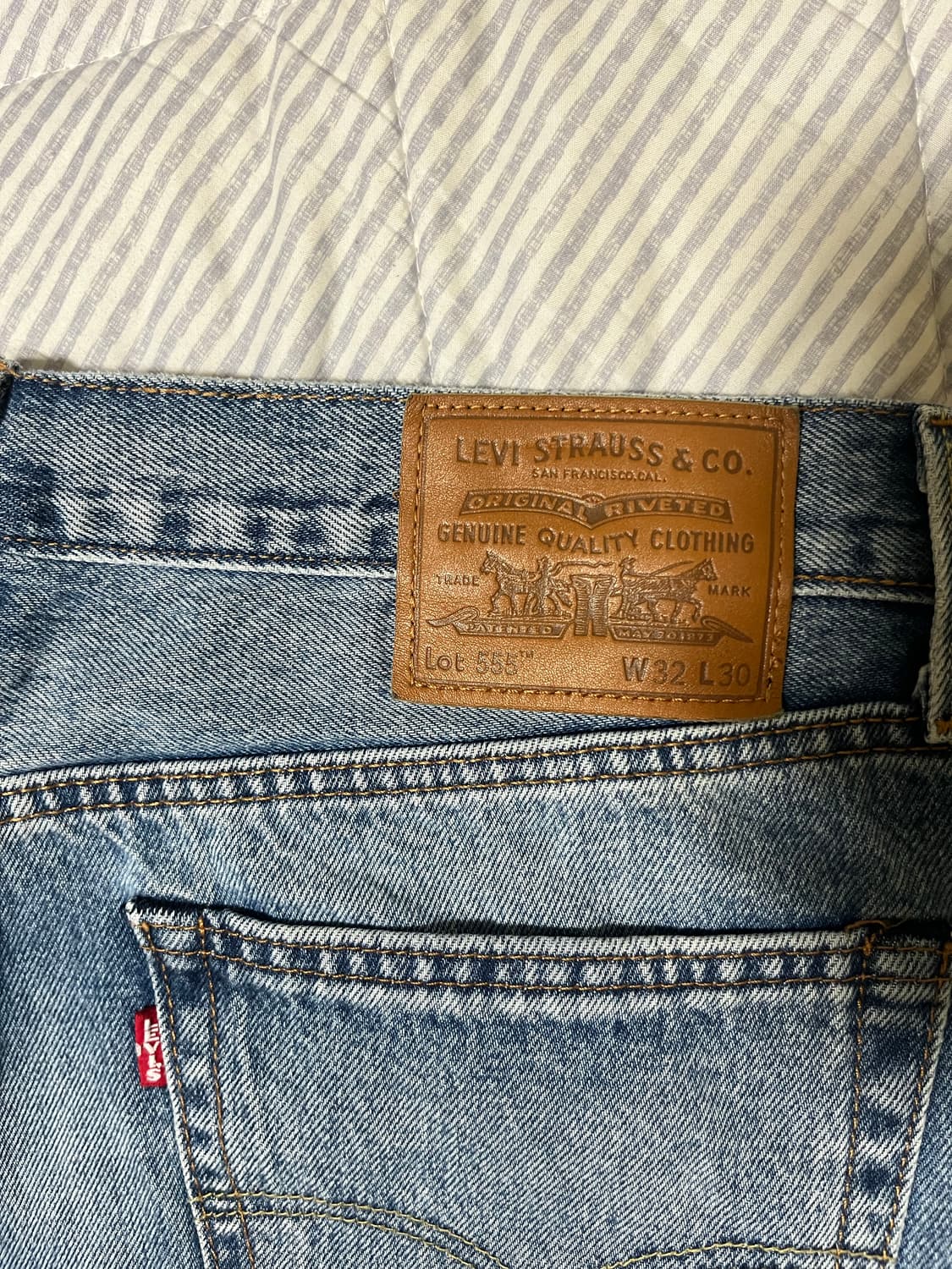 32*30[리바이스]555 릴렉스 스트레이트 진 청바지 000LO000 상품이미지4