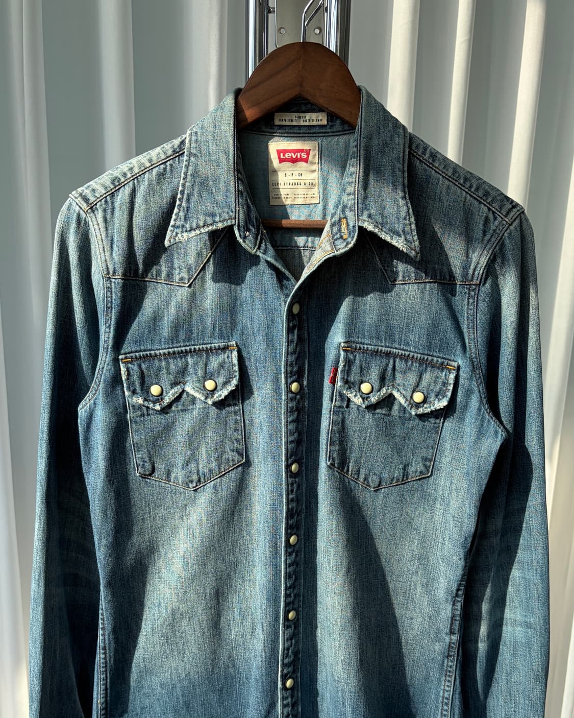 [S]리바이스 빈티지 웨스턴 데님 셔츠 상품이미지3