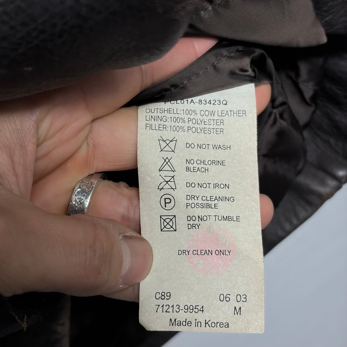 리바이스 소가죽 자켓 상품이미지8