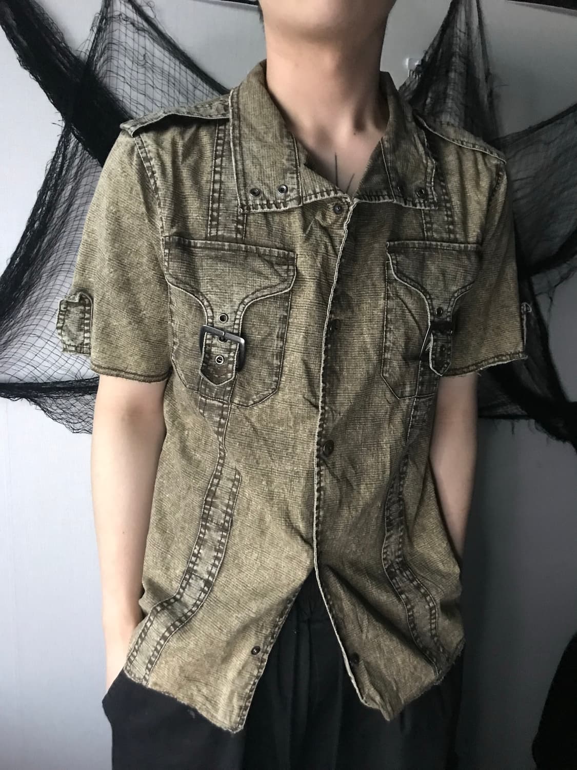 00s mood pocket halfsleeve shirts 상품이미지5