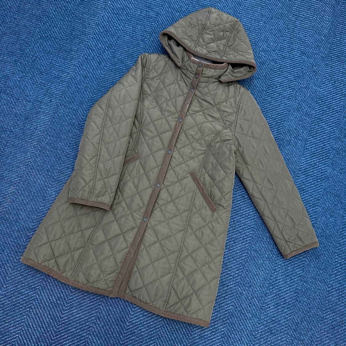 [여성M] 빔즈 하트 퀼팅 후드 자켓 상품이미지1