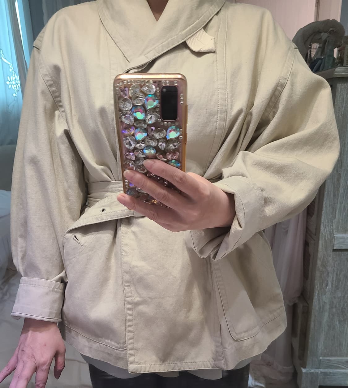 마랑 에뜨왈 하이넥 벨티드 자켓 상품이미지5