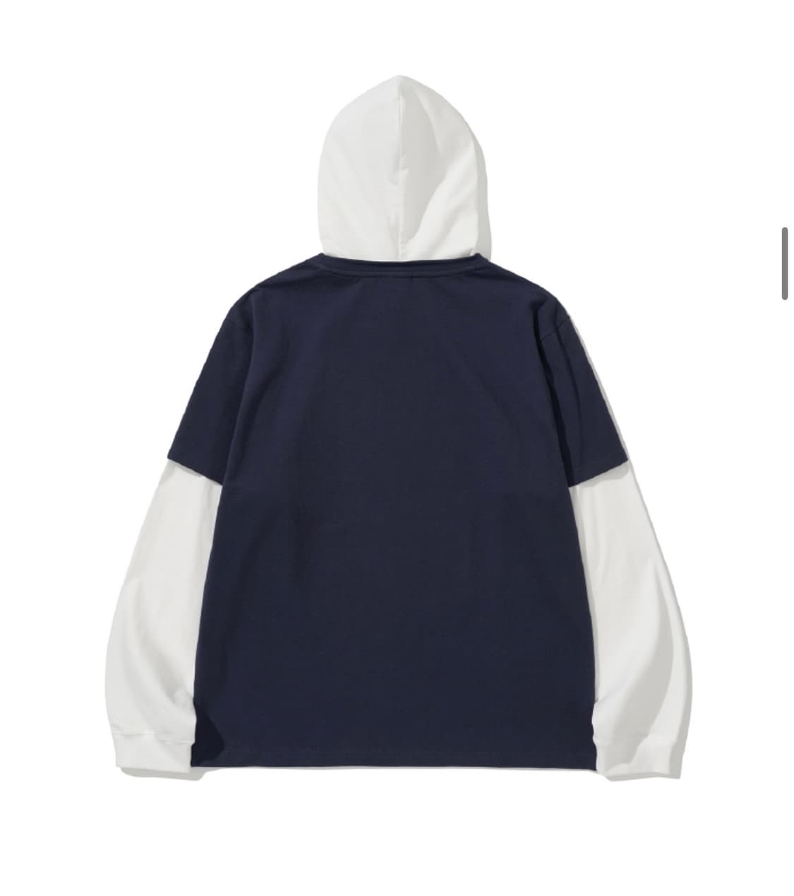 테켓 Noise Layered Hooded Tee Navy 상품이미지3