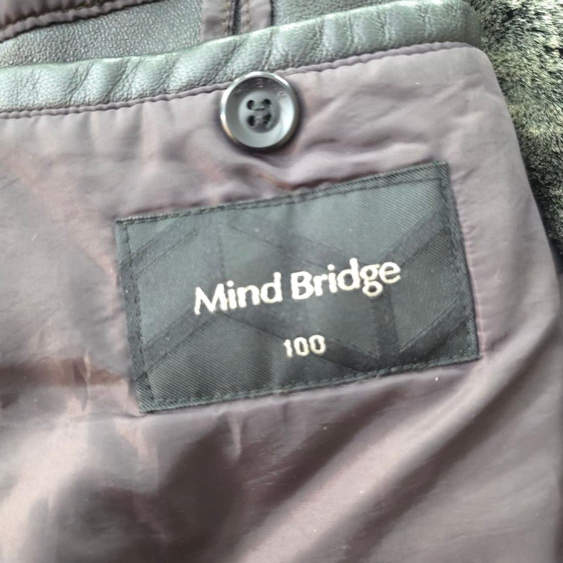 MIND BRIDGE 양가죽 퍼 라이닝 자켓 L 상품이미지6