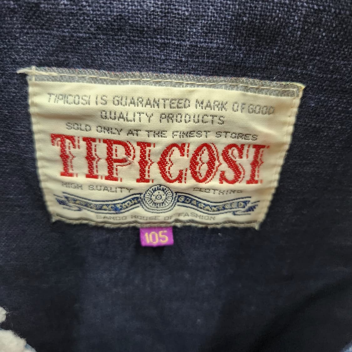 티피코시 쉐르파 체크소매 빈티지 데님자켓 XL 상품이미지5