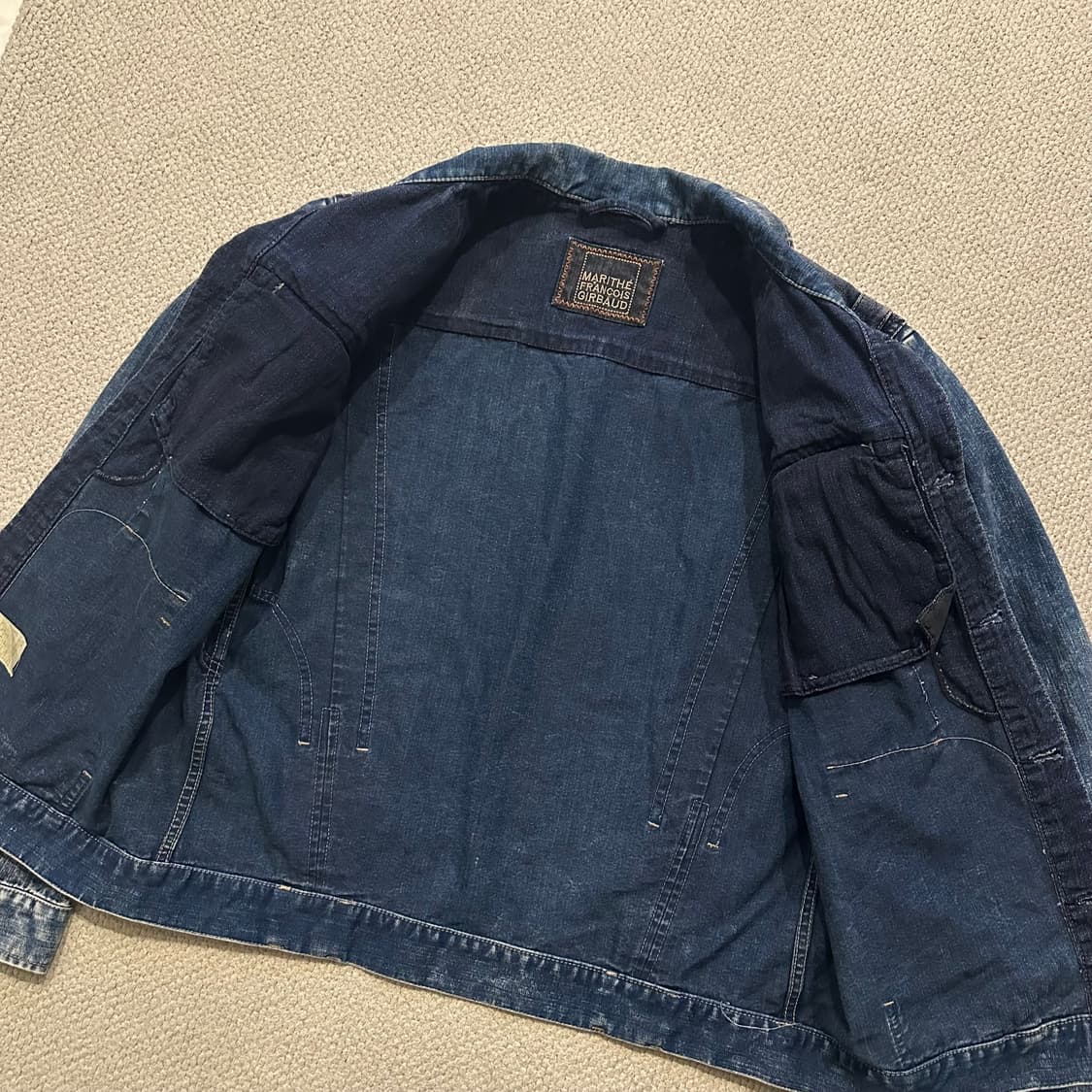 90s 마리떼 프랑소와 저버 데님 자켓 상품이미지6