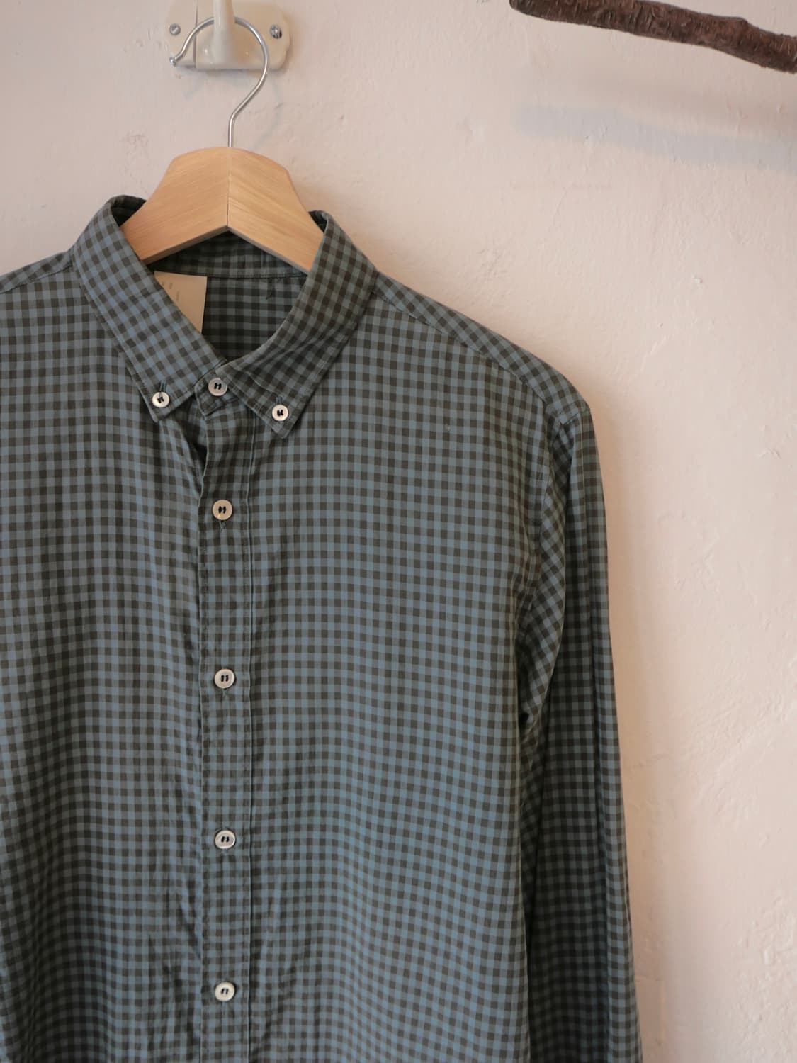 엔할리우드 체크 셔츠 상품이미지2