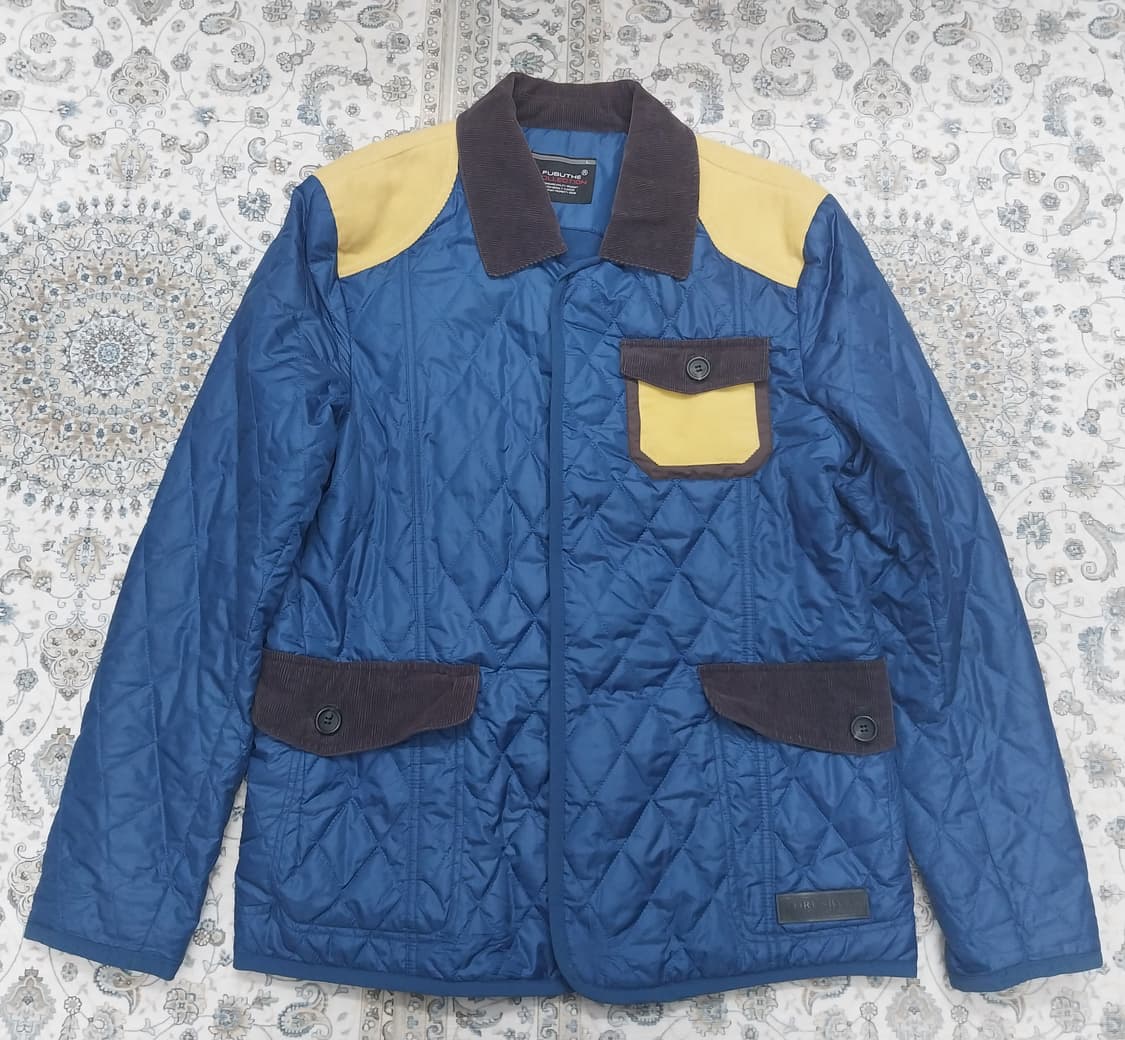 FUBU 믹스매치 코듀로이 배색 퀼팅 자켓 100 상품이미지1