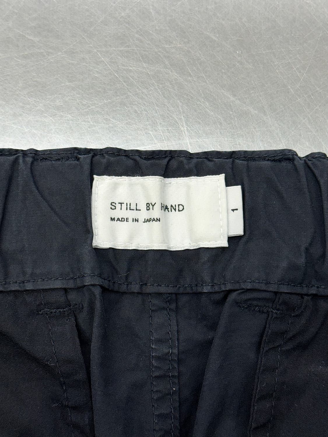 스틸 바이 핸드 블랙 가먼트 다이 딥 턱 코튼 팬츠 상품이미지7