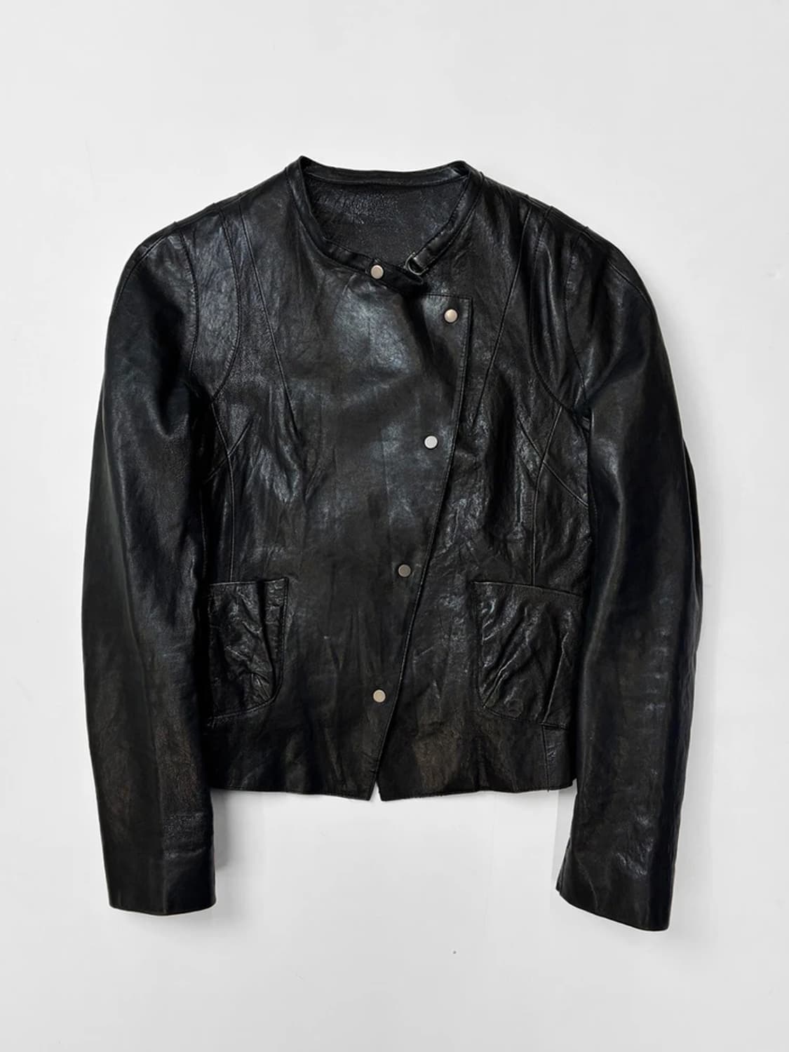 Selected 00's Y2K 락시크 펑크 양가죽 자켓 PN5533 상품이미지1