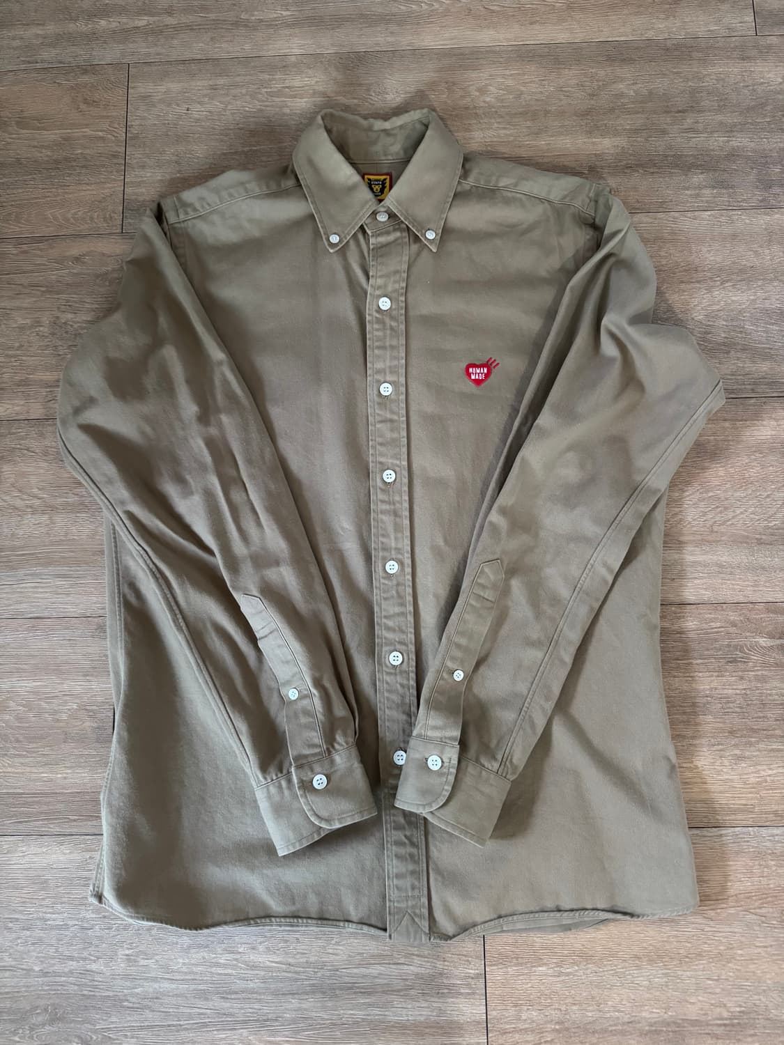 휴먼메이드 브라운셔츠 상품이미지1