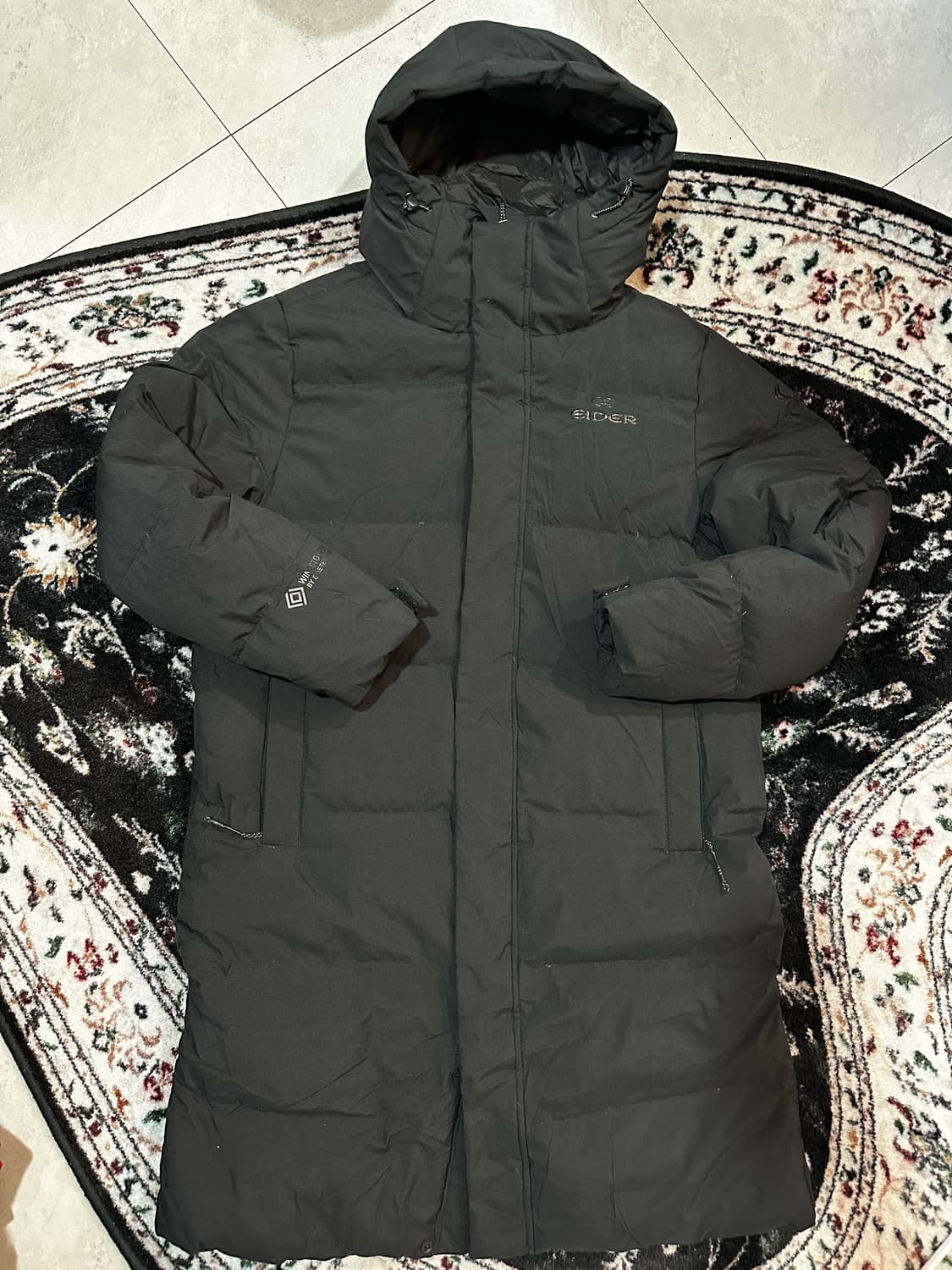 아이더 스테롤 윈드스토퍼 롱 다운 패딩 상품이미지1