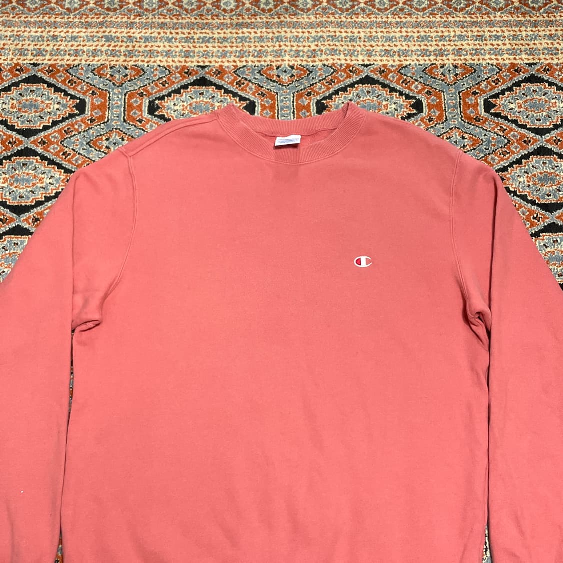 챔피온 인디 핑크 쭈리 맨투맨 여성L 상품이미지2