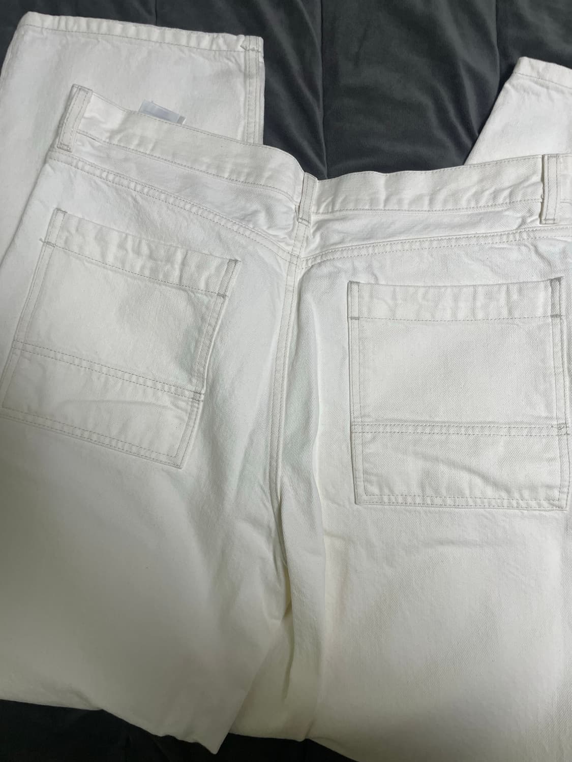 COS (코스) RIDER 스트레이트 레그 진 (화이트) 상품이미지4