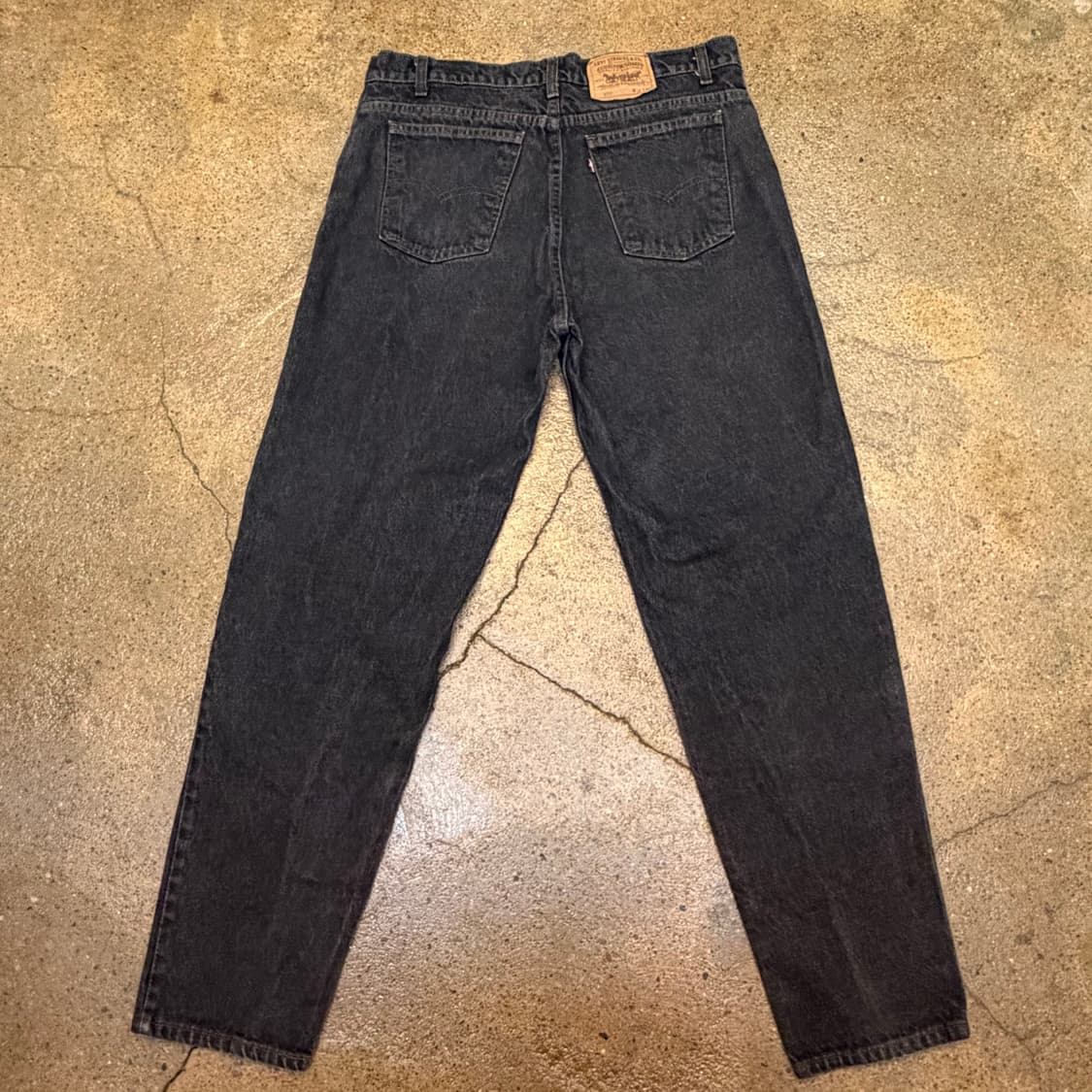 90s Made in USA 빈티지 리바이스 550 블랙진 청바지 상품이미지4