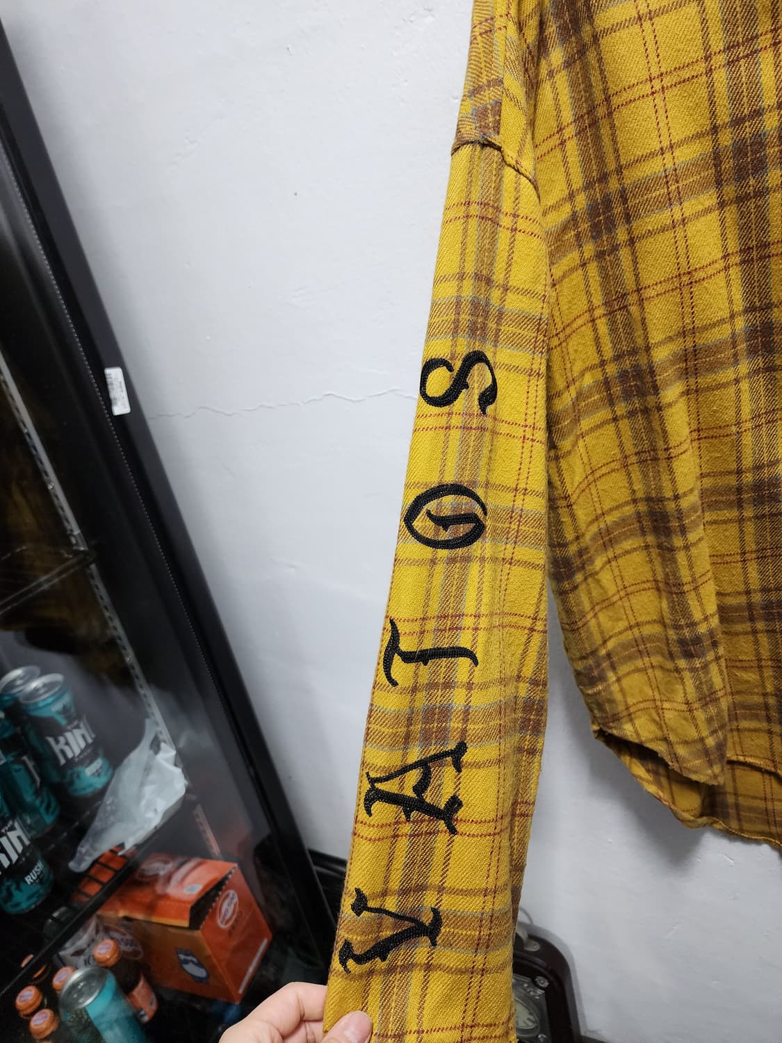 스티그마 고양이자수 타탄체크 셔츠 상품이미지4