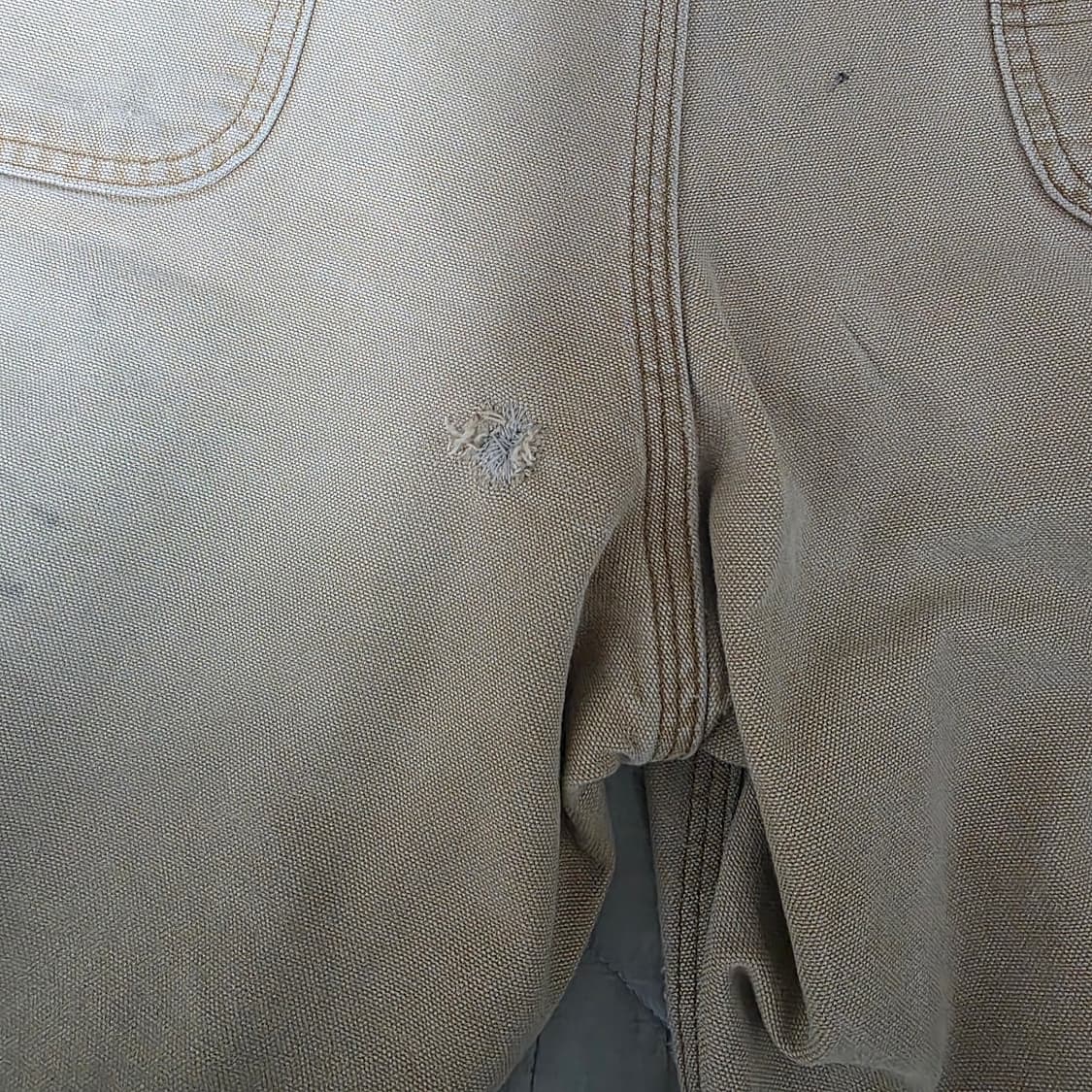 [36X34] 칼하트 더블니 B136 BRN 워크팬츠 트래쉬드 T-4 상품이미지7