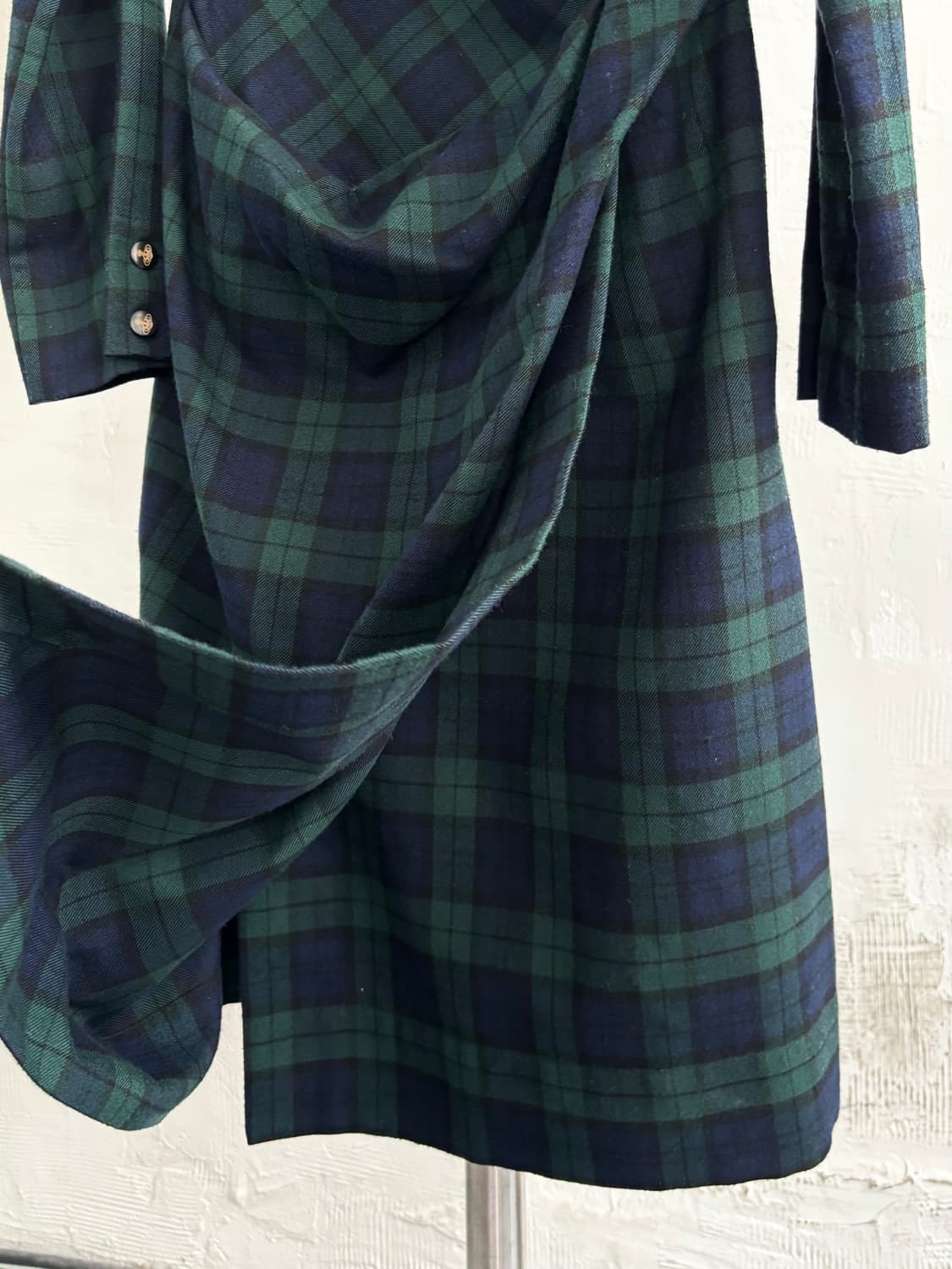 Vivienne Westwood 비비안웨스트우드 체크 드레이핑 원피스 상품이미지7