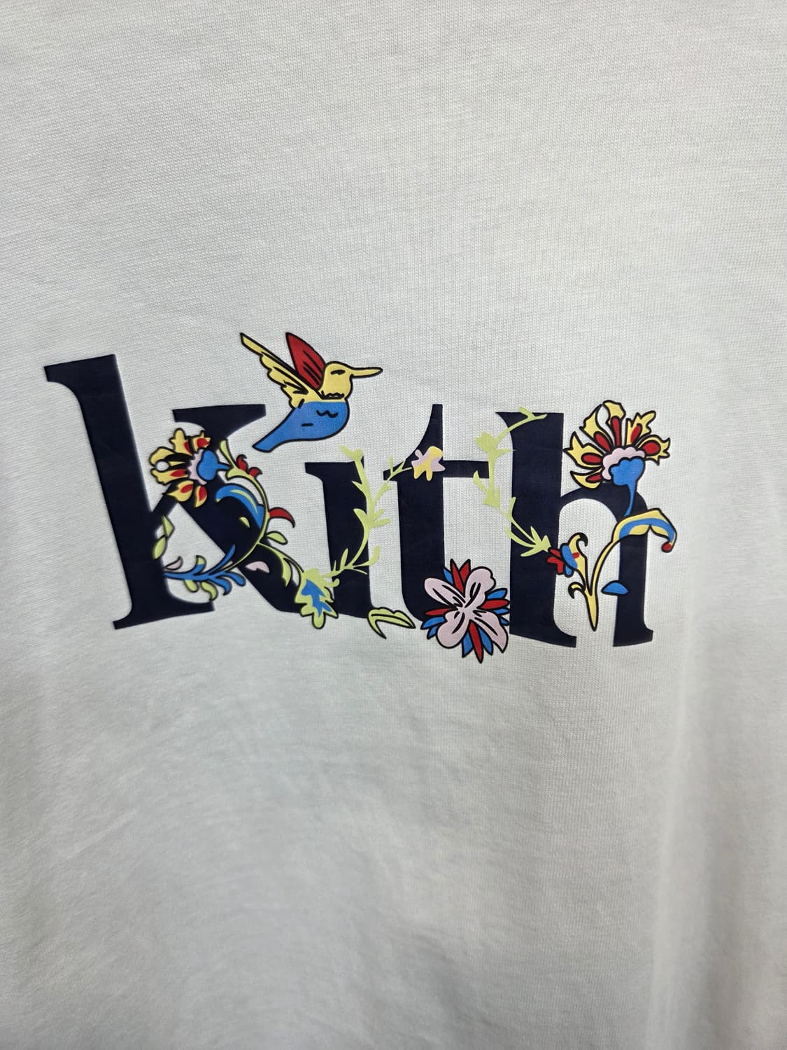 Kith 플라워 버드 프린팅 반팔 L 상품이미지4