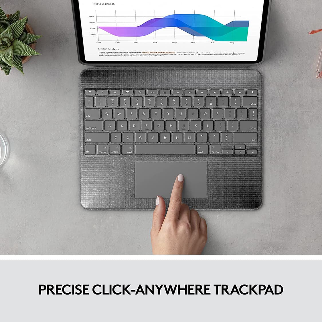 로지텍 콤보 터치 아이패드 프로 12.9 5세대 6세대 키보드 케이스 상품이미지4