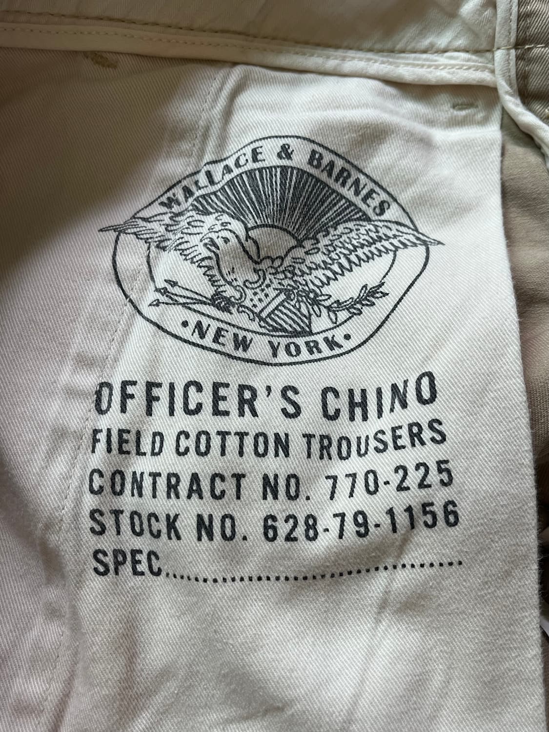 WALLACE&BARNES OFFICERS CHINO PANTS 상품이미지1