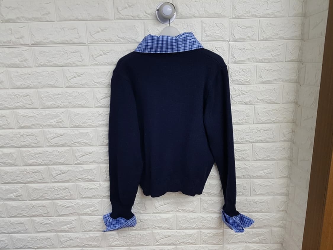 BNX 셔츠 레이어드 가디건 니트 55-66 (미착용.신형) 상품이미지6