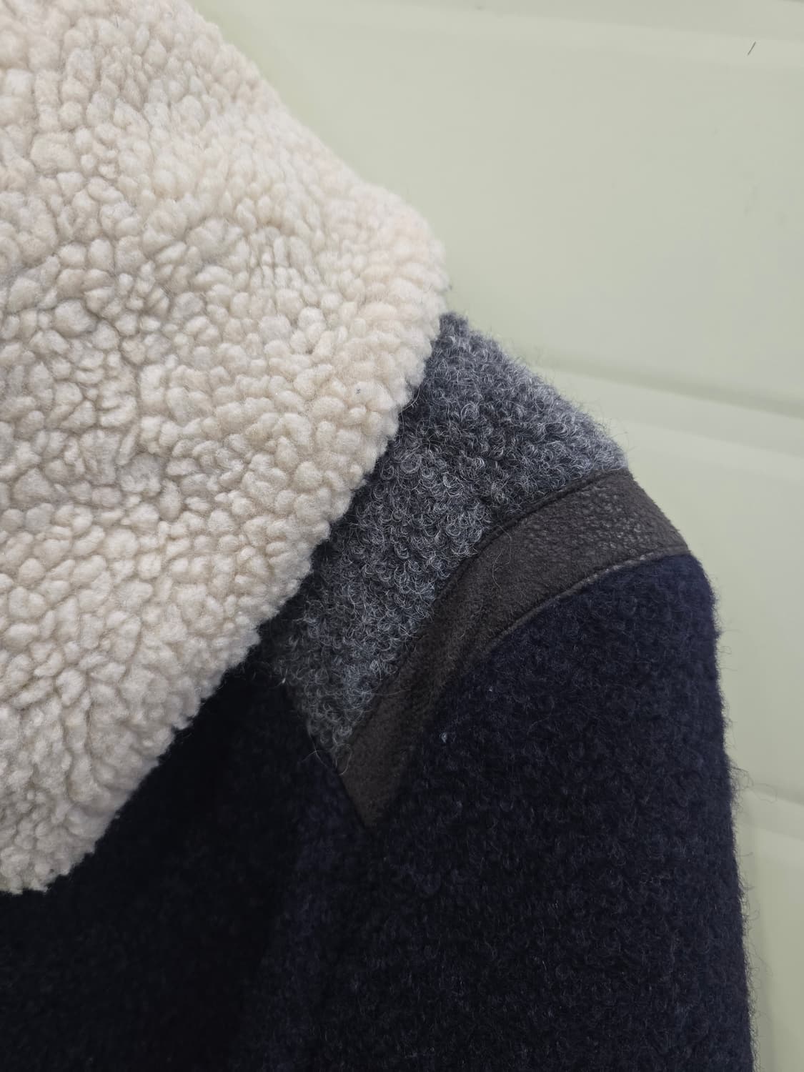 The East Shop 양털 코트 네이비 90 상품이미지3