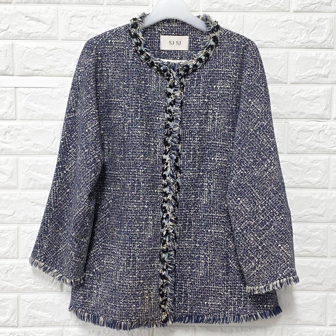 택포// 한섬 SJ SJ 트위드 자켓 M  상품이미지1