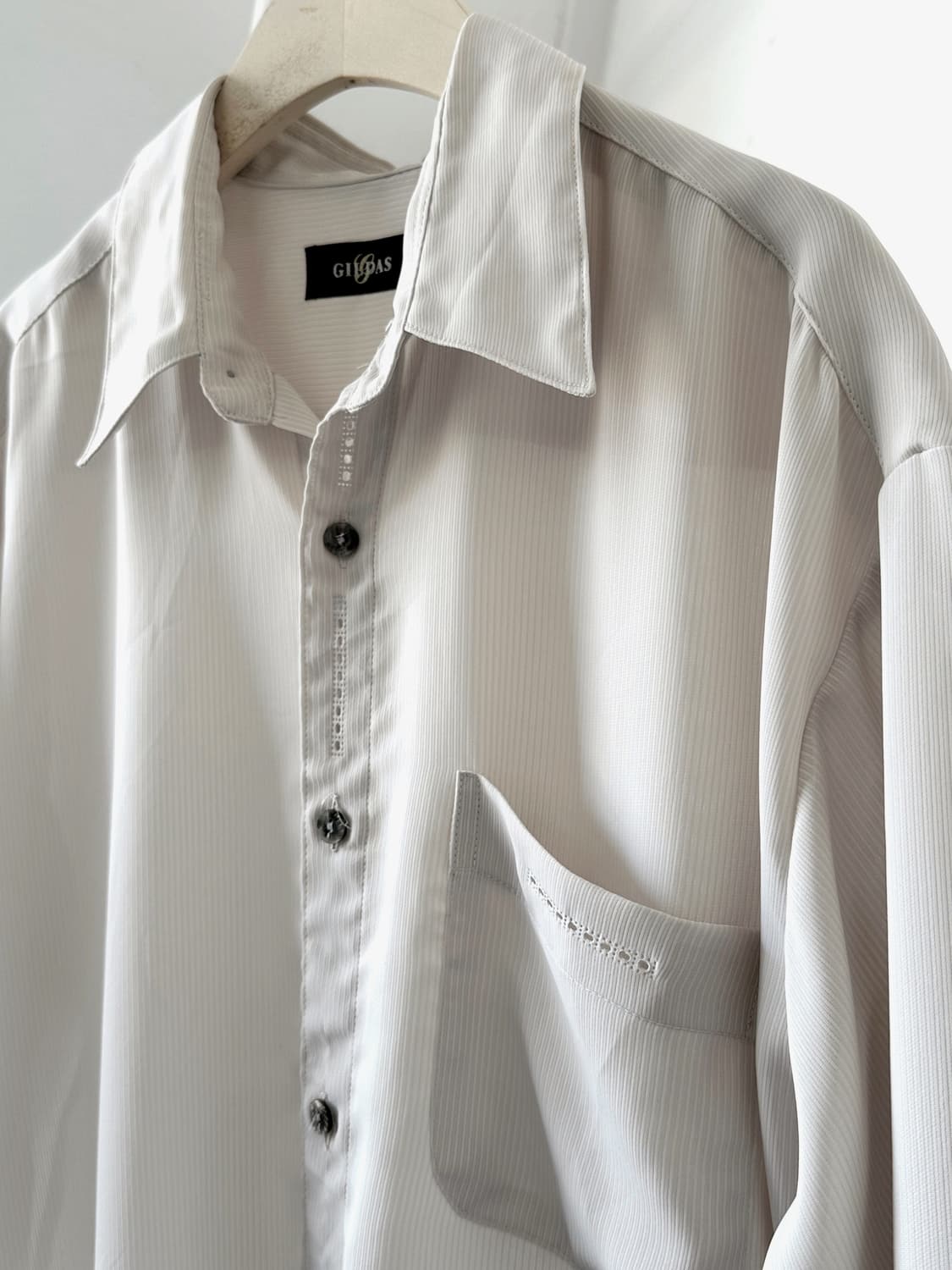 High count poly woven H/S shirt 상품이미지2