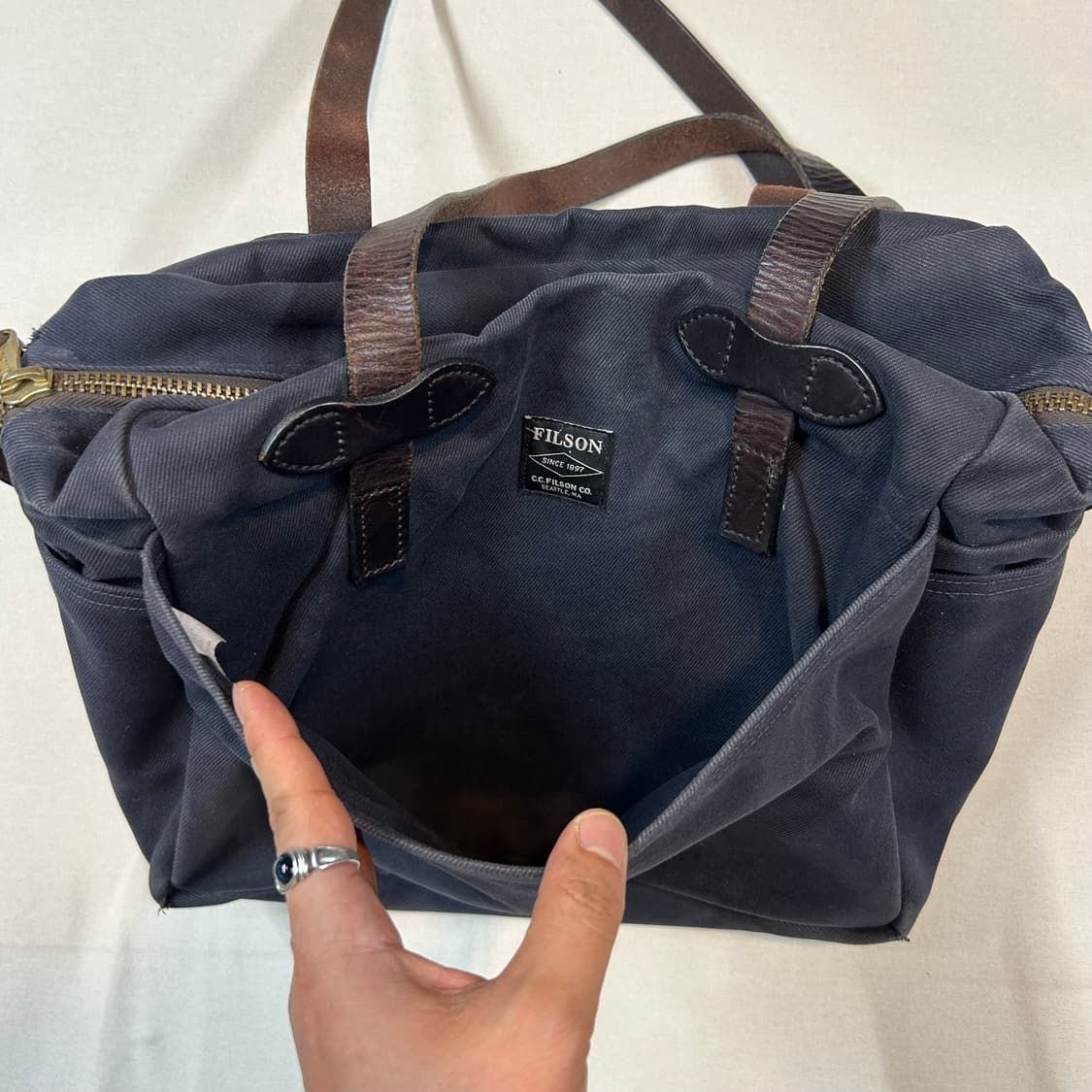 FILSON 필슨 261 네이비 토트백 숄더백 가방 상품이미지2