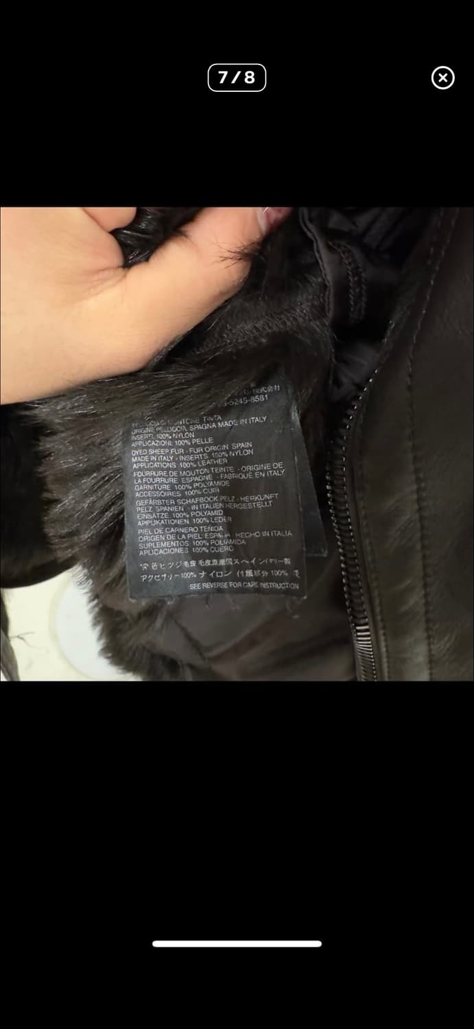 PRADA 00s 아카이브 퍼 자켓 상품이미지7