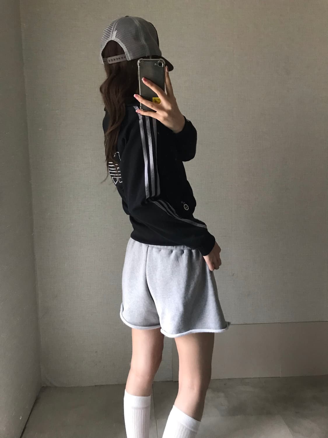 아디다스 블랙 실버 큐빅 져지 상품이미지3