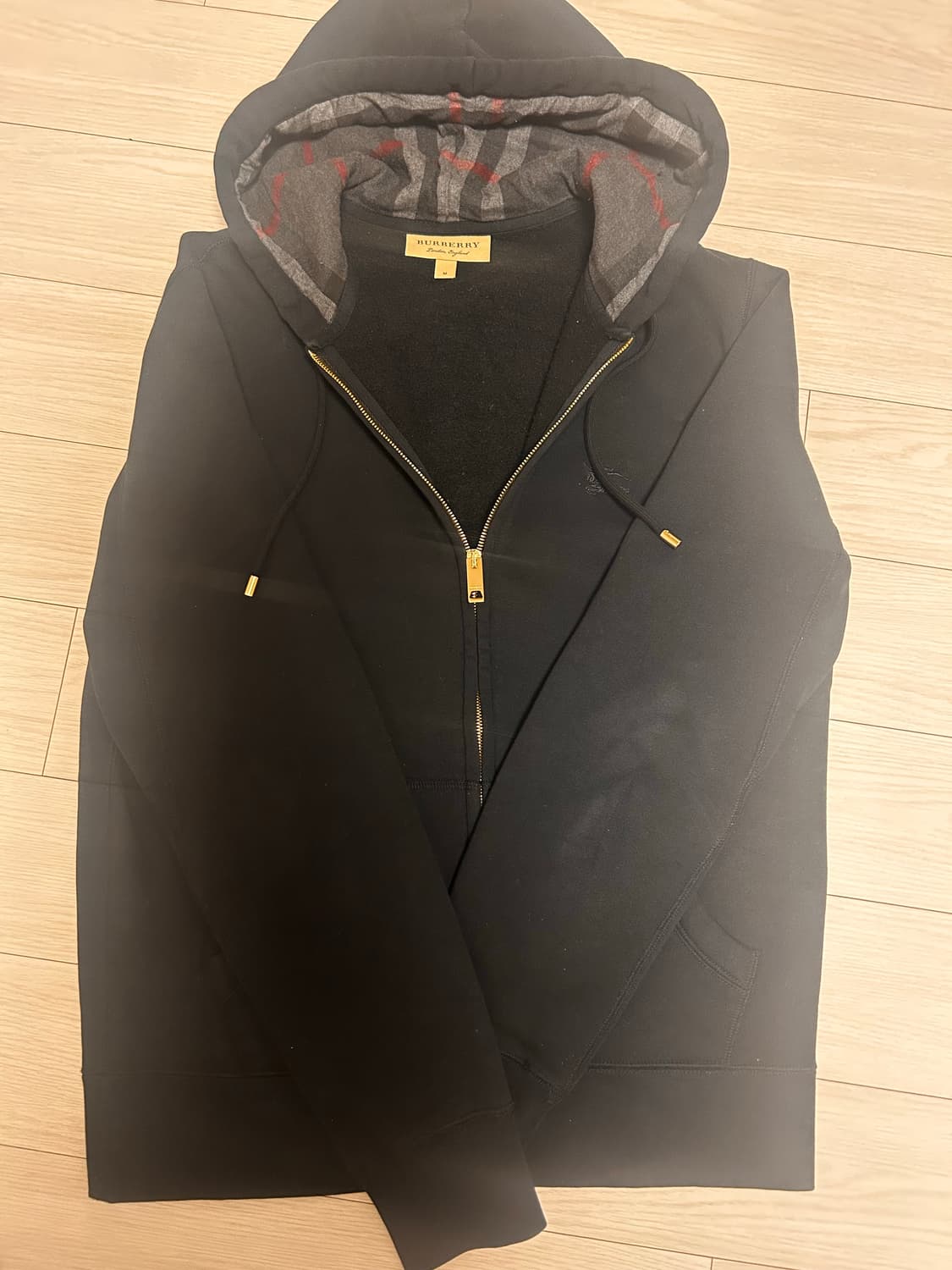 버버리 금장 후드집업 상품이미지1