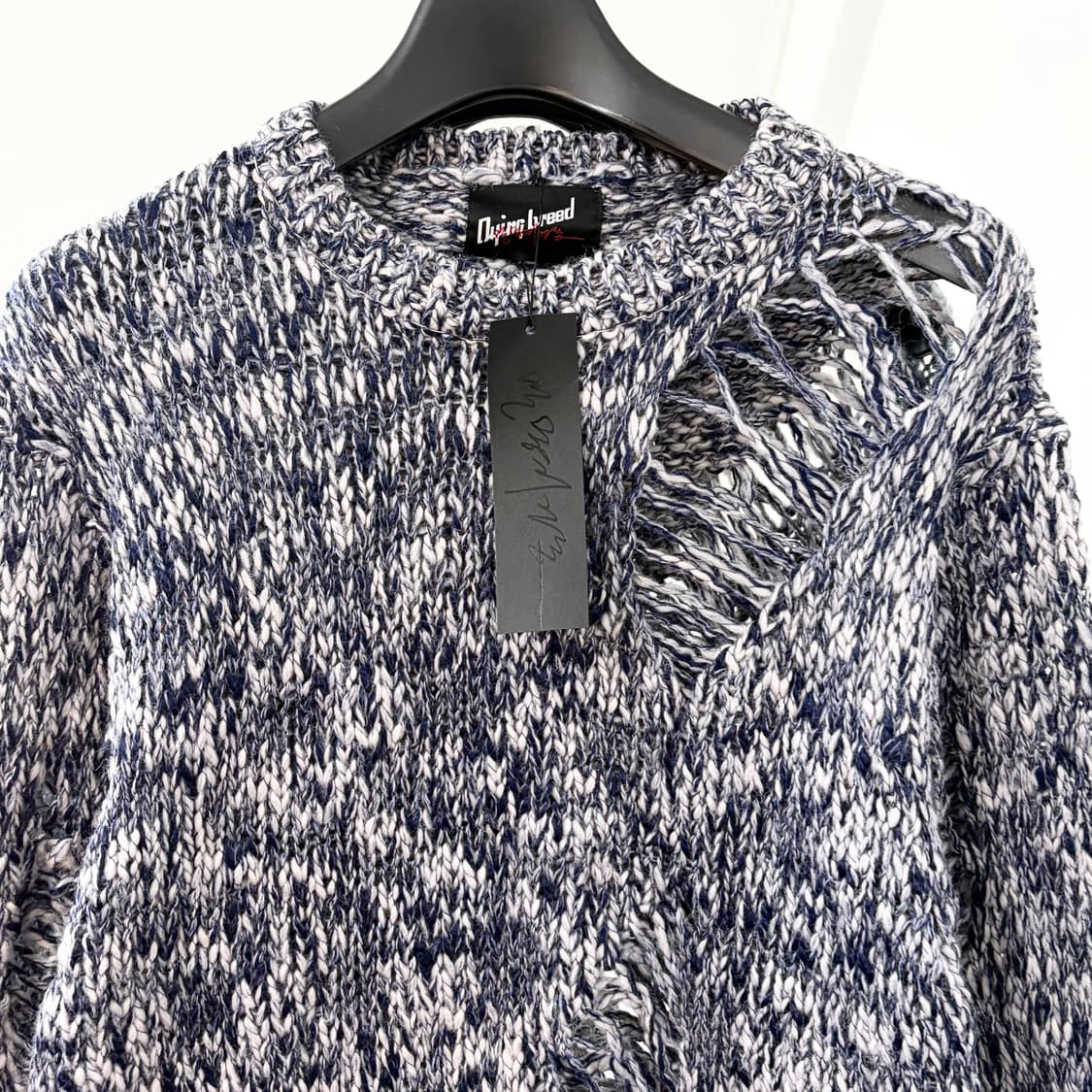 (새상품) 다잉브리드 데미지 니트 상품이미지7