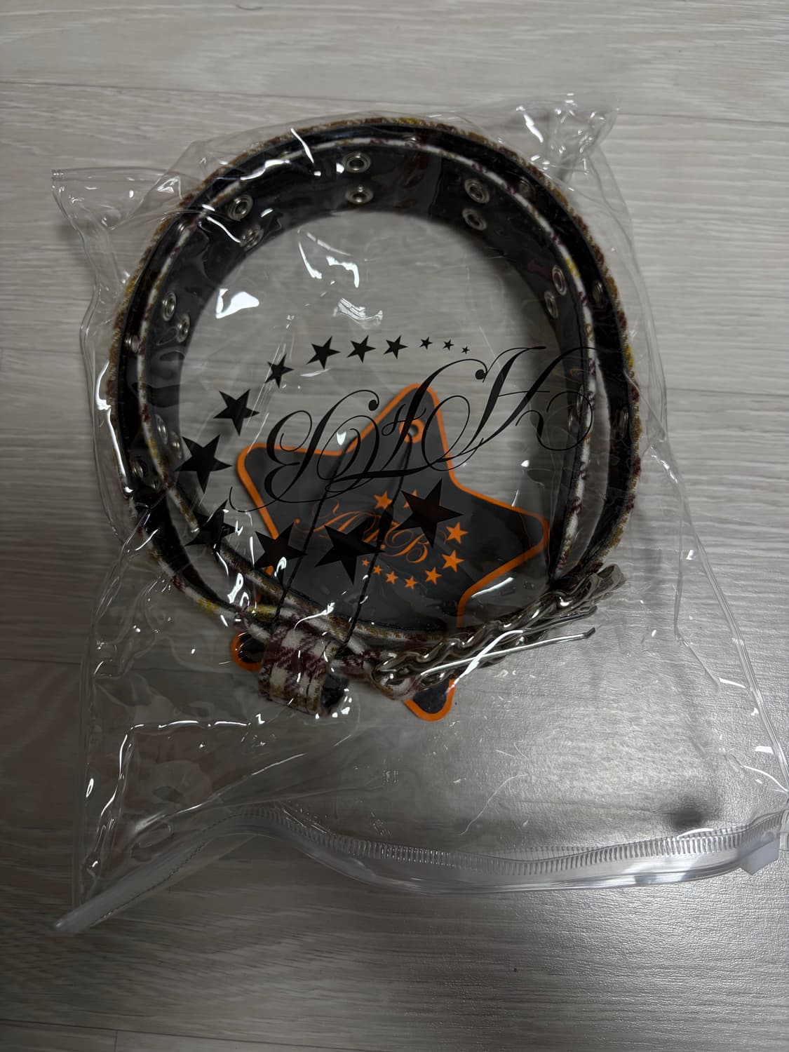 (새상품) AFB 빈티지 체크 벨트 S 상품이미지3