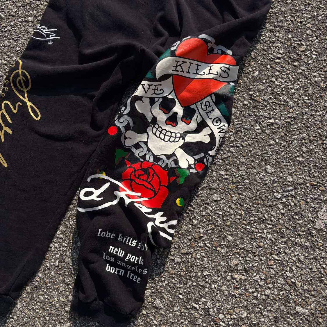 Ed Hardy 에드하디 스컬로고 조거 팬츠 상품이미지3