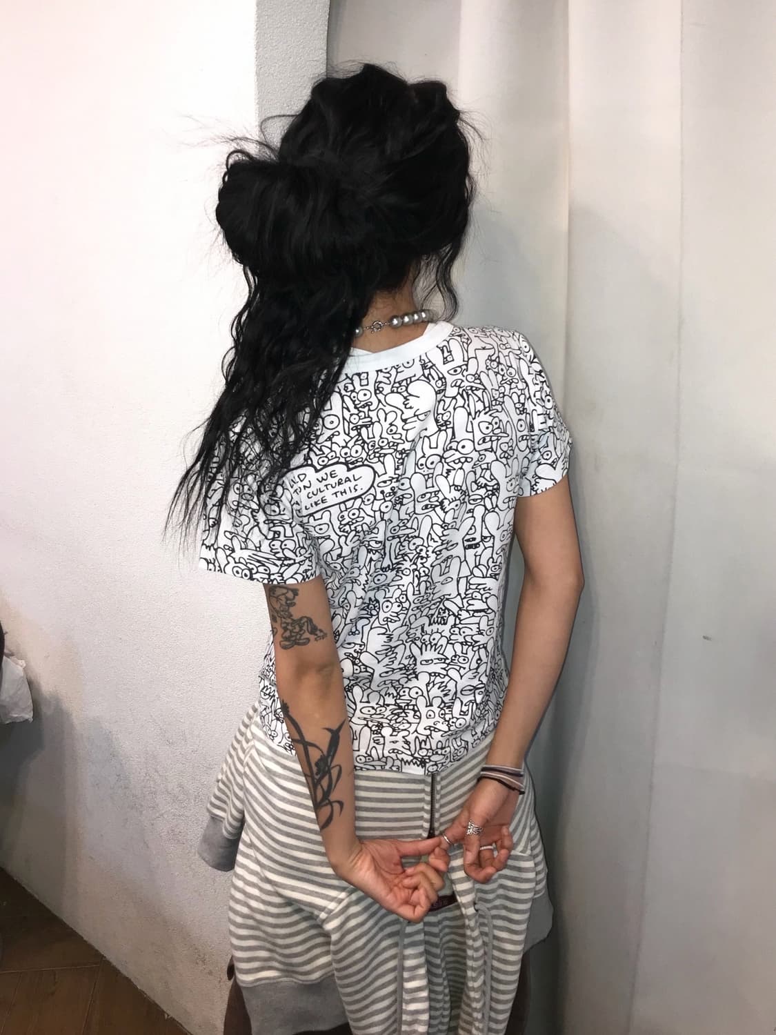 꼼데가르송 X 맷 그레이닝 콜라보 반팔 티셔츠 ( 레어!! )  상품이미지3