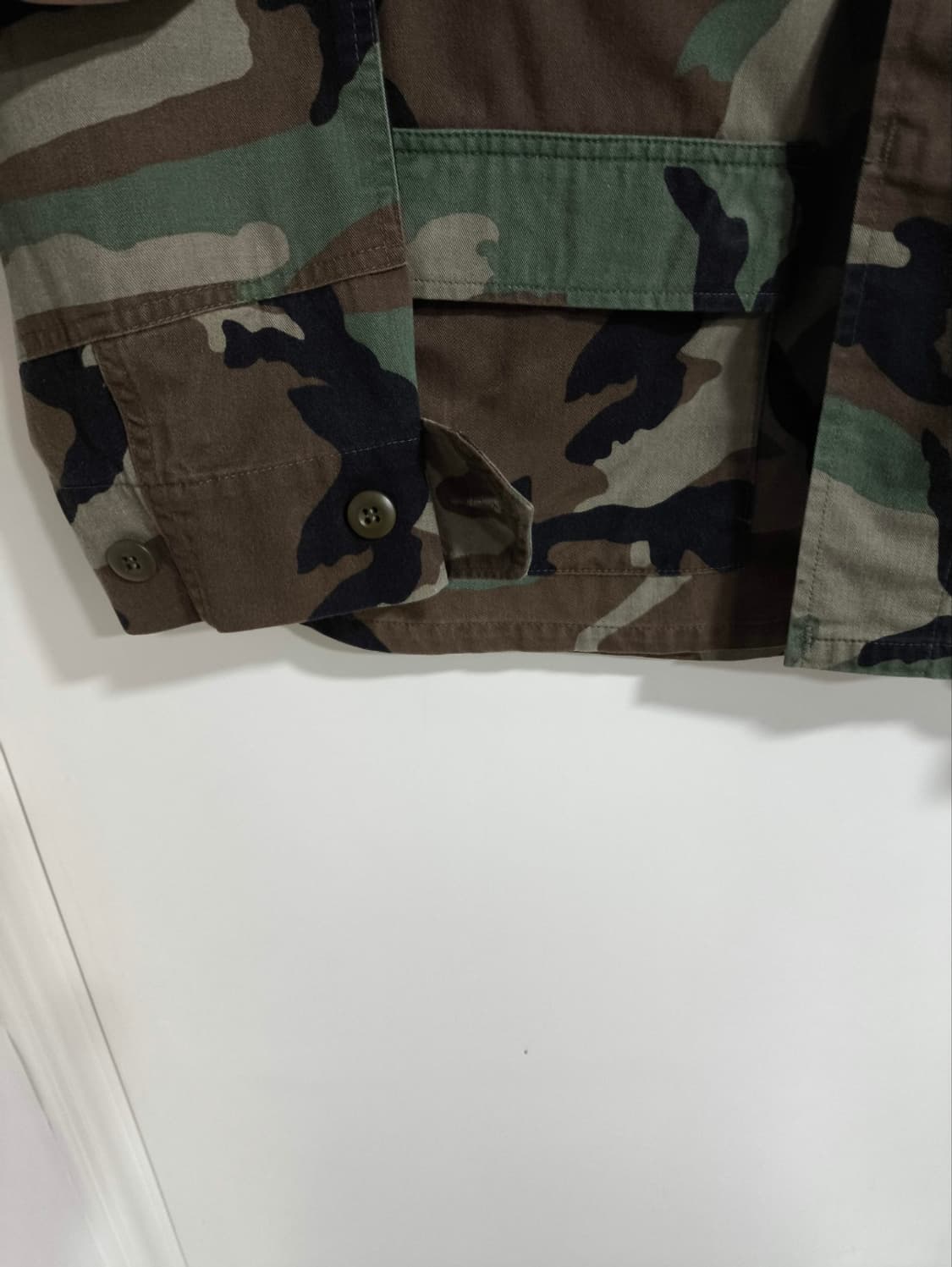 미디엄숏 미공군 USA 에어포스 미군복 우드랜드 상의 야상 상품이미지4