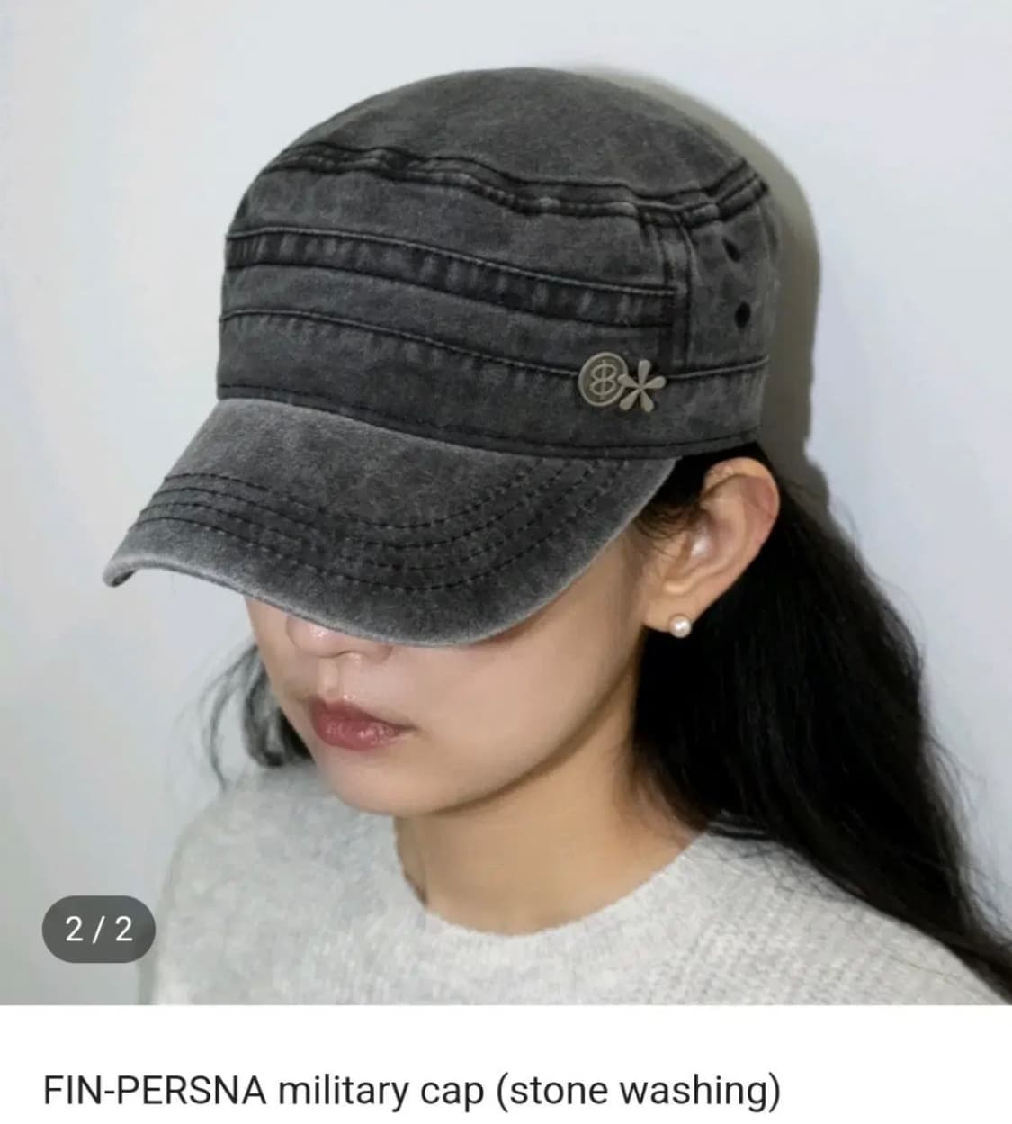 핀다웃 뱃지 밀리터리 캡 상품이미지1