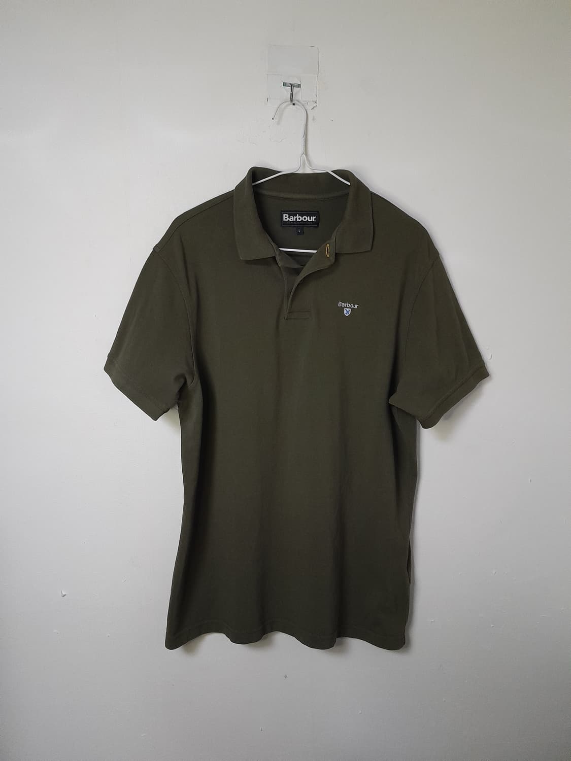 23SS Barbour 피케 폴로 반팔 카라티 L/100 상품이미지2