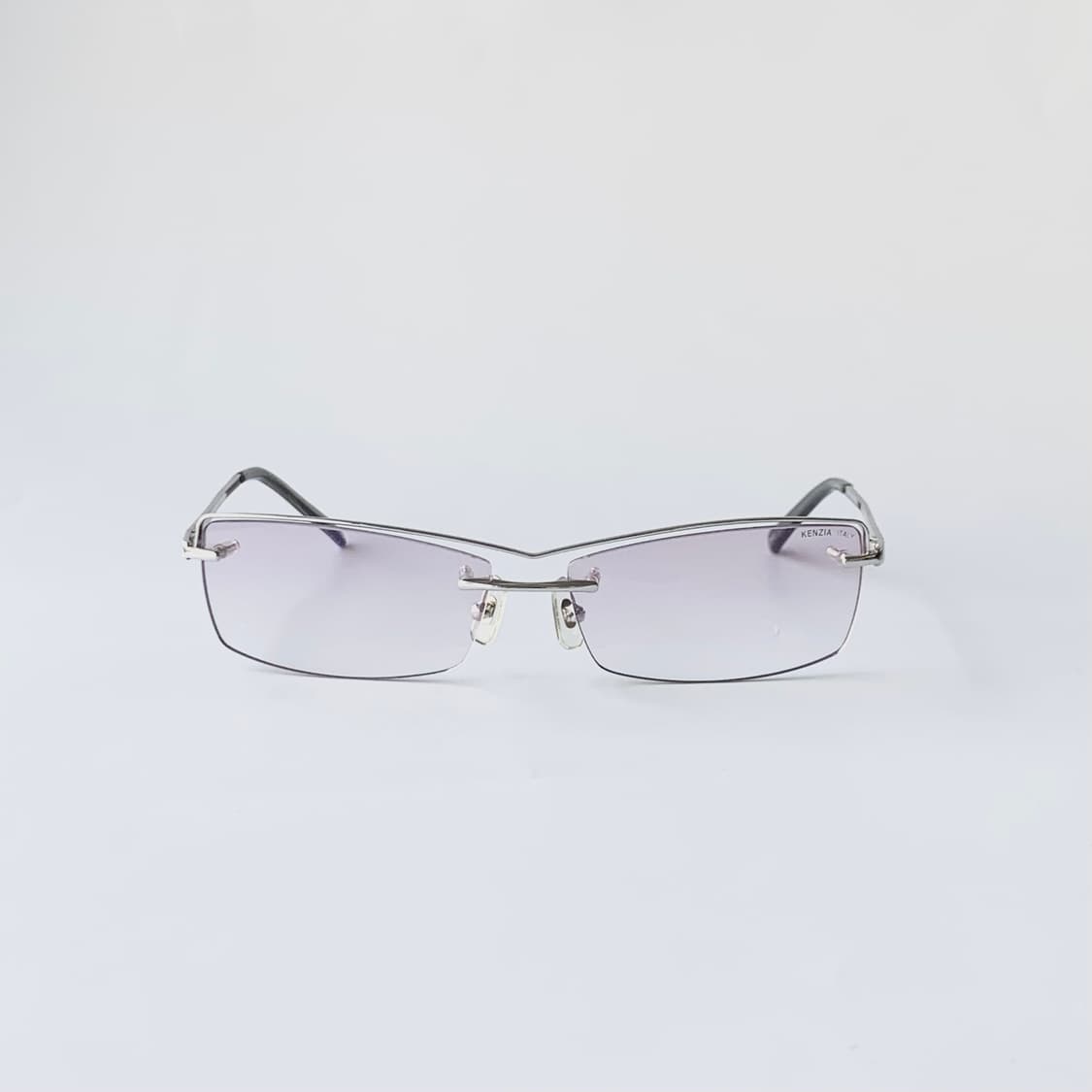 970 데드스탁 빈티지안경 Y2K 무테 선글라스 긱시크 틴트 안경 보라색 상품이미지1