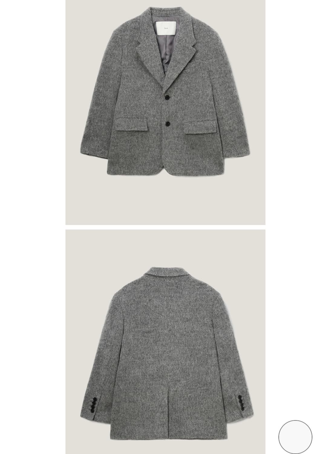 24FW 던스트 ALPACA BLAZER COAT 코트 상품이미지3