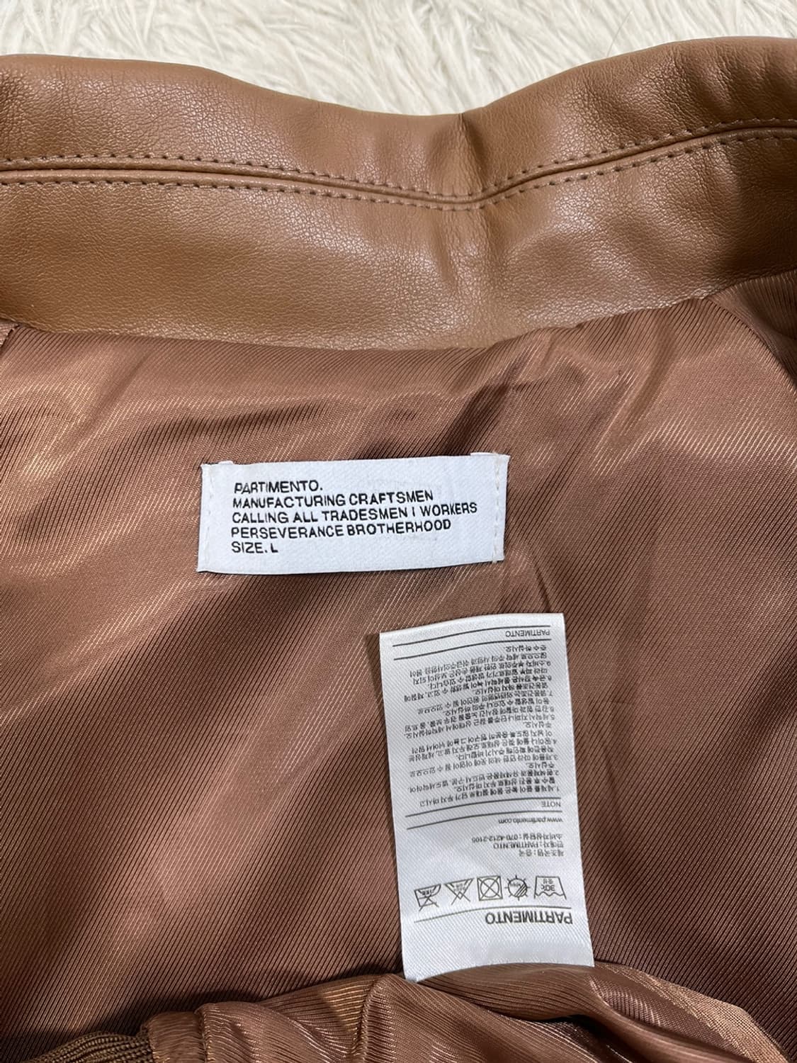 파르티멘토 나그랑 가죽 자켓/#2619 상품이미지6