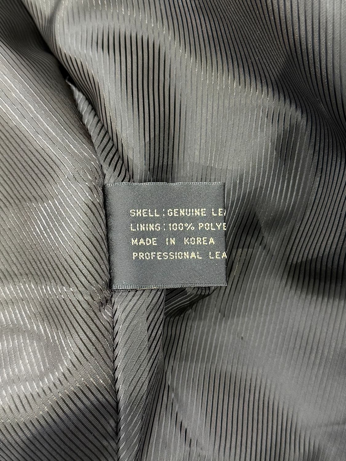 쇼트 블루 왁스 카빙 제뉴윈 레더 라이더 자켓 상품이미지9