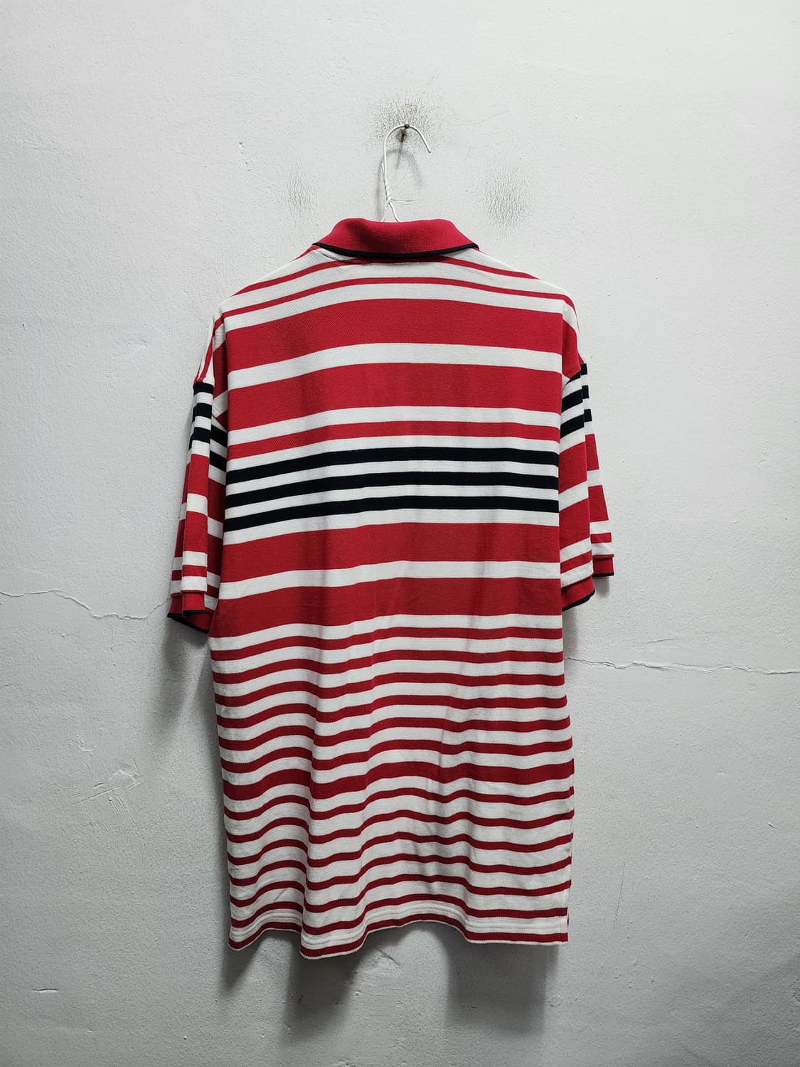 폴로 레드/화이트 스트라이프 카라티 상품이미지2