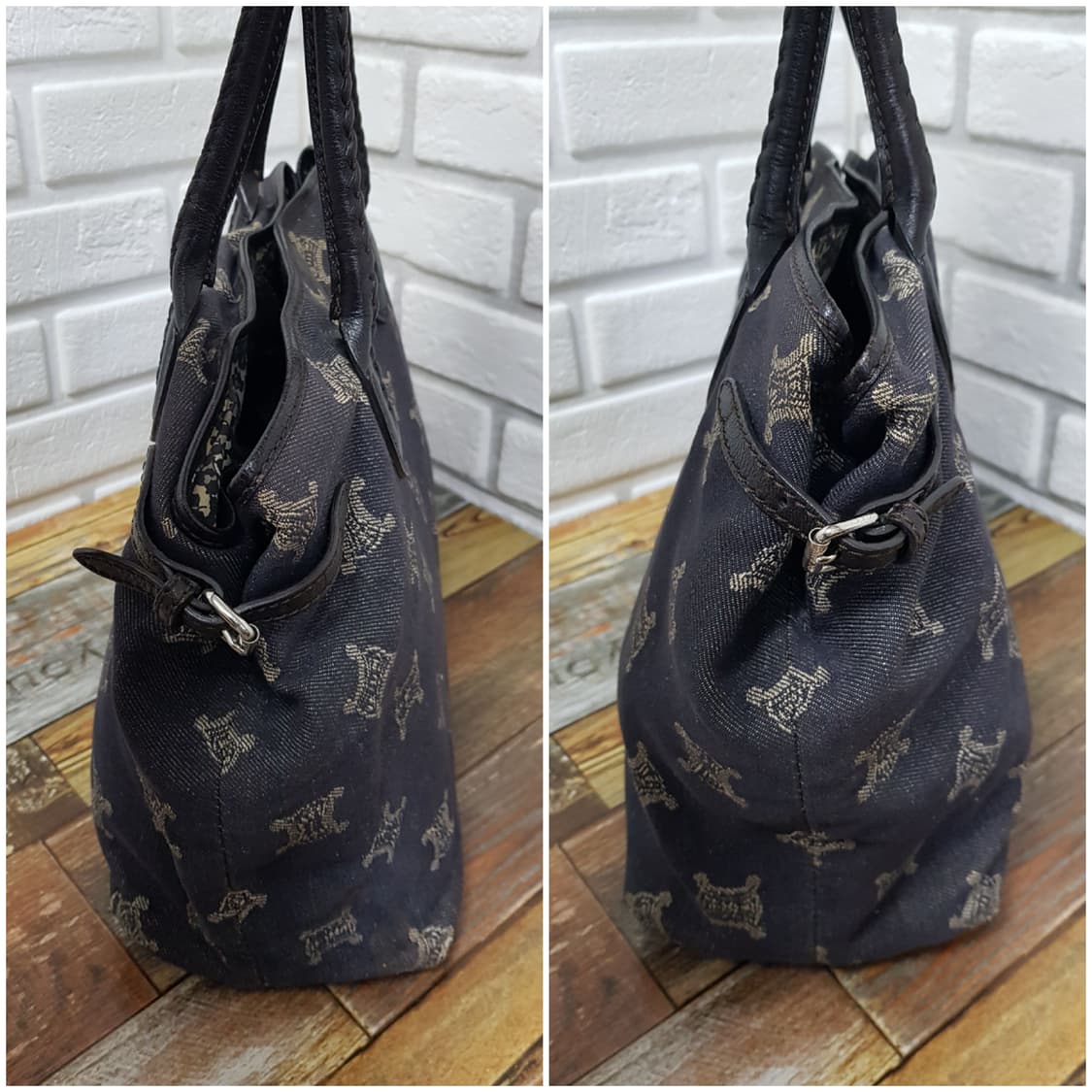 [정품] 셀린느 마카담 데님 숄더백 상품이미지4