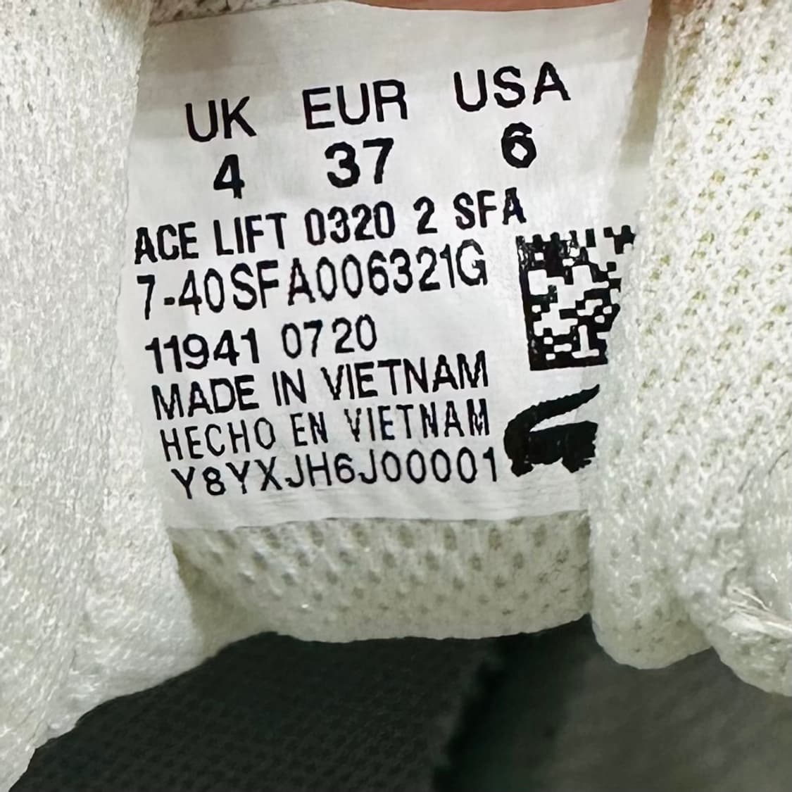 UK4) 230 라코스테 운동화 여성 여자 테니스화 에이스 리프트 상품이미지9