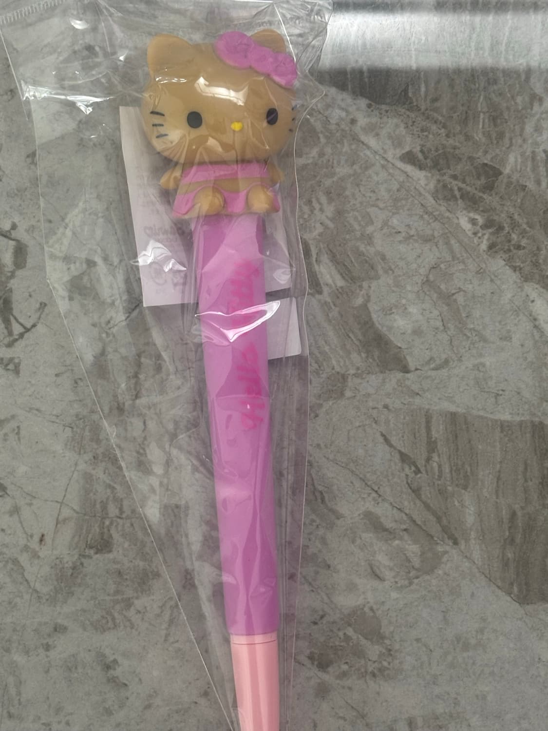 일본정품 헬로키티 태닝키티 말랑이 볼펜 상품이미지1