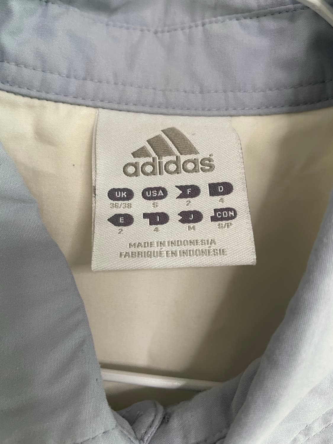 아디다스 블루 크림배색 반팔 상품이미지3