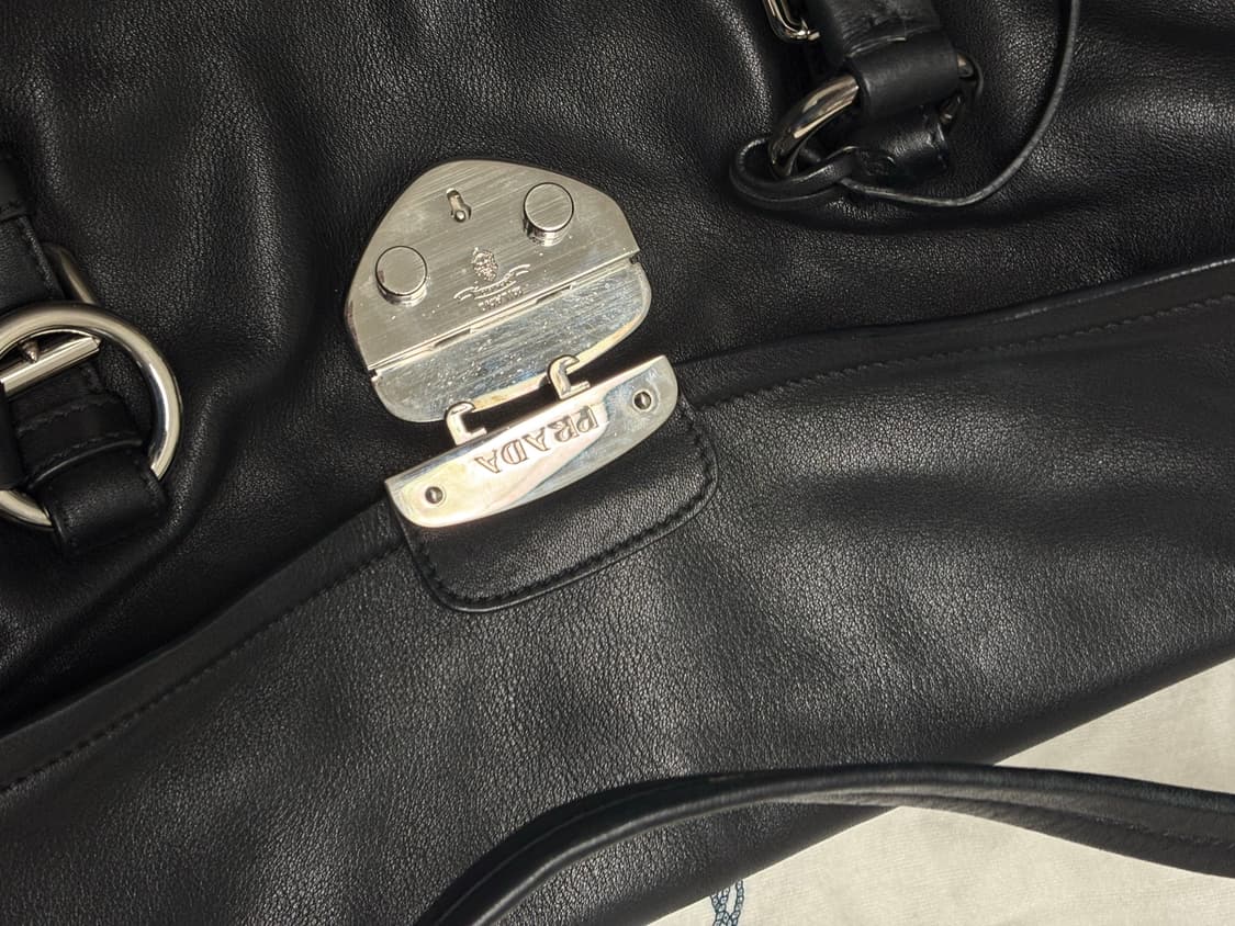 프라다 가죽 빈티지백 상품이미지2